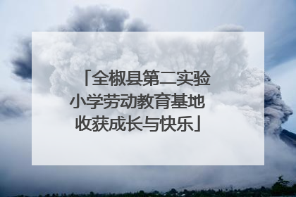 全椒县第二实验小学劳动教育基地收获成长与快乐